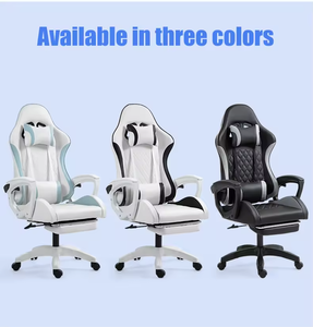 Silla Ergonómica de PU para Deportes Electrónicos, Cómoda para Estar Sentado, Moderna, para Oficina en Casa, Juegos de Computadora - Product Image 3