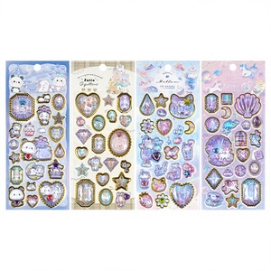SHANLE - Decoración Kawaii Divertida y Bonita con Diseño de Estrella de Caramelo en Relieve, Cristal 3D, PVC Impermeable, Estampado Dorado, Regalo - Product Image 3