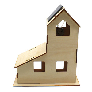 Kit de modèle de maison en bois à énergie solaire pour les expériences d'éducation scientifique, âge 7-9 ans - Product Image 4