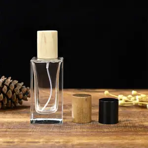 Tapa de fragancia de lujo personalizada tapa de perfume de madera botella de perfume tapa de madera forma personalizada tapa de perfume de madera