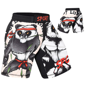 Pantalones cortos importados de China de lucha definitiva Animal impreso de Muay Thai pantalones de boxeo - Product Image 1