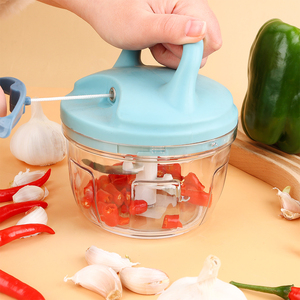 Hướng dẫn sử dụng rau <span class=keywords><strong>Slicer</strong></span> Máy nghiền hành tây cắt trái cây tỏi kéo máy tỏi khuấy Máy xay - Product Image 3