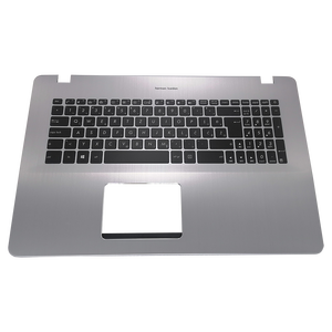 WB/SV Sevillian retroilluminato tastiera portatile per Asus X705UD X705UQ X705UN X705FD X705FN N705U 0KNB0-6601WB00 con argento C-case - Product Image 1