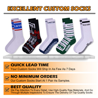Chaussettes de sport classiques solides personnalisées pour hommes et femmes, chaussettes de sport personnalisées, chaussettes en coton tricoté de haute qualité, logo personnalisé