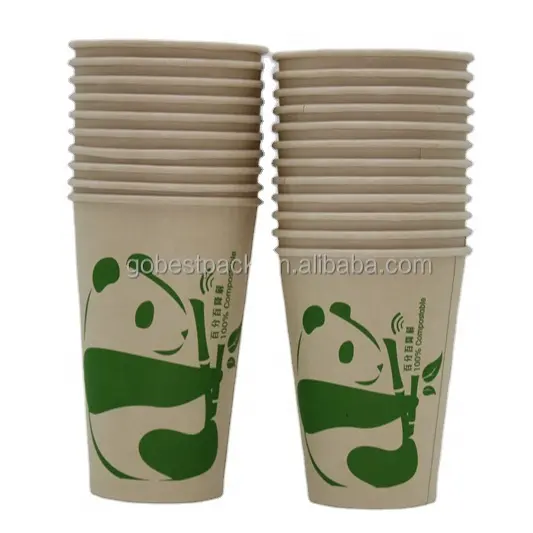 custom disposable cup lid paper 6 8 10 12 16 20 22ounces cardboard paper coffee cups biodegradable cup holder