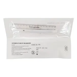 Encre blanche 0.5Mm 1Mm marqueurs de peau de stylo de marqueur de tatouage avec des règles stérilité médicale - Product Image 1
