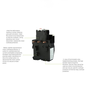 Relais thermique <span class=keywords><strong>JR28</strong></span>-25 LR2D13 Relais thermique réglable Relais électriques 1.6A 2.5A 4A 6A 8A 10A 13A 18A 25A - Product Image 6