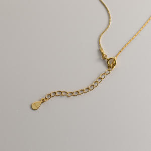 Collier en argent pur S925 avec perle d'eau douce et symbole de pourcentage en diamant, design simple et exquis, Y02238 - Product Image 5