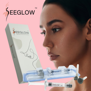 Seeglow 2ml Hyaluronic Acid Filler Injection with 18-26mg/ml Concentration for Face Nose <strong>Lips</strong> &amp; Eyes <strong>Wrinkle</strong> Removal - Product Image 1