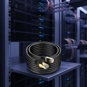 Personalización Cat7 Cable Cat6 <span class=keywords><strong>Rj45</strong></span> Red Ethernet Patch Cord <span class=keywords><strong>Rj45</strong></span> Pvc Cables de comunicación 1m <span class=keywords><strong>2M</strong></span> - Product Image 1