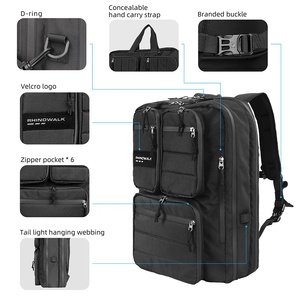 Rhinowalk 25L Eco Bicycle Pannier <strong>Bag</strong> RPET Material Rear Rack Backpack <strong>Seat</strong> Trunk Pannier <strong>Bags</strong> for Bikes - Product Image 5