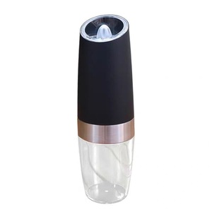 Gravity Induction Electric Pepper Grinder Set Stainless Steel Automatic Salt Mill Adjustable Coarseness Kitchen <strong>Spice</strong> Grinder - Product Image 3