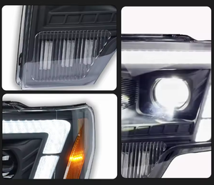 Phare LED AURON DRL pour Ford Raptor F150 2008-2014, accessoires automobiles, 36W 6000K, ajustement universel, homologué DOT, lampe de phare OE - Product Image 2
