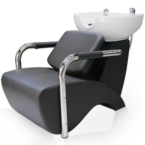 Fauteuil de lavage de cheveux populaire pour salon de coiffure, lit de shampoing inclinable - Product Image 1