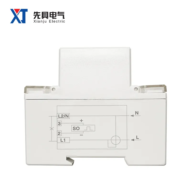 XTM75S kualitas tinggi Single Phase 4P Energy Meter ABC PC bahan Shell Analog KWH Meter Pulse Port produsen penjualan langsung