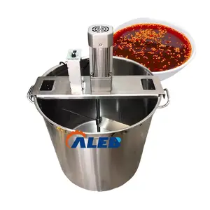 Labor saving hot pot cooking robot base material cooking processing machine