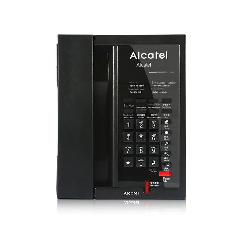 Alcatel 218 hotel telephone landline high-end business hotel guest room 8 button seat type can be printed label