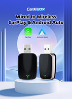 Adaptor Mini Wireless Carplay Apple Carplay & Android Auto dengan Chipset Allwinner V851 Dongle untuk Mobil