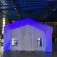 Tente de réception gonflable blanche Tianxu grande taille pour événements extérieurs/intérieurs, salons professionnels, fêtes, location événementielle - Garantie 24 mois