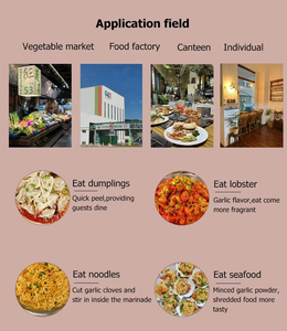 Machine à éplucher l'ail en acier inoxydable pneumatique, facile à utiliser, moteur 200W, garantie 1 an pour usage commercial - Product Image 4