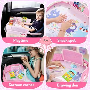 Free sample Kids Travel Tray with Dry Erase Board Carseat <b>Table</b> Trays for <b>Toddler</b> No-Drop Kids Travel Play Tray <b>Toddler</b> - Product Image 5