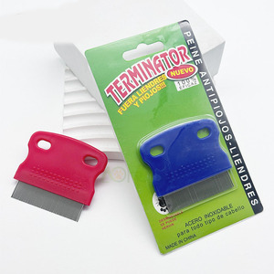 Outil de toilettage pour chiots et chatons, peigne anti-puces en acier inoxydable à dents fines, peigne à poux portable mini pour animaux de compagnie - Product Image 4