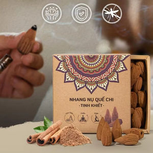 Conos de Incienso de Canela, Aroma Herbal Natural, Ecológicos, Hechos a Mano, de Larga Duración, para Yoga, Meditación y Hogar - Product Image 1