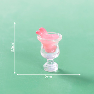 Danh sách mới thu nhỏ mùa hè màu sắc đồ uống 3D nhựa microlandscraft DIY Nhựa Thủ công mỹ nghệ khuôn quyến rũ nhựa cho trang trí - Product Image 6