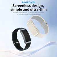 Bracelet intelligent sans écran OEM, suivi de la fréquence cardiaque HRV, SpO2, du sommeil et de la santé, batterie 145 mAh, bracelet léger pour les marques de fitness