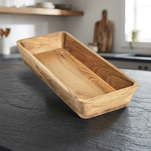 Increíble Bandeja de Madera Ecológica Hecha a Mano para Servir Cerveza, 100% Madera con Acabado Pulido, Apta para Microondas, Uso Doméstico, Logotipo Único, Venta al por Mayor - Product Image 1