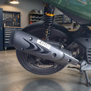 Exclusive Kao LOGO Laser BWS Water Motorcycle Exhaust Pipe Muffler Stainless Steel New - Product Image 3
