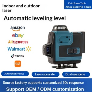 Yeşil Işık 12 hatlı Kızılötesi Lazer Seviye Ölçer 16 hatlı Zemin Tesviye Cihazı İç Mekan Dış Mekan 3mm/10m Hassas Duvar/Zemin Kullanımı - Product Image 3