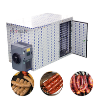 Four de séchage à circulation d'air chaud à température constante entièrement automatique, type boîte, équipement de séchage à pompe à chaleur pour saucisses