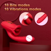 Vibrateur Dildo pour Femme, Stimulation Clitoridienne et du Point G, Masturbateur Vaginal, Jouets Sexuels pour Couples