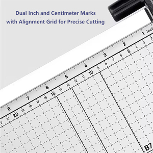 B4 B5 coupe-papier épaissir coupe-papier longueur de coupe <span class=keywords><strong>guillotine</strong></span> de qualité commerciale coupe-papier à Base métallique avec guides - Product Image 3