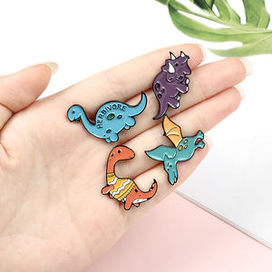 Broches de Esmalte Suave con Diseño de Parque de Dinosaurios, Broches Personalizados de Aventura para Bolsos y Ropa, Insignia de Animales Salvajes, Navidad - Product Image 4