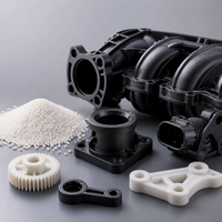Polyacrylamide PAM Floculant Grade PA66 Granulés Polymères Blancs Haute Fluidité Résistants à l'Usure et aux Huiles pour Matière Première Plastique
