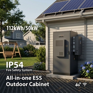 All in One Industrial Commercial HV Rack-mounted Lithium Lifepo4 20kw 50kw Solar 100kwh <b>Energy</b> <b>Storage</b> <b>System</b> Cabinets - Product Image 1