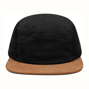 Gorras Deportivas de Pana de 5 Paneles con Bordado 3D de Logotipo Personalizado de Alta Calidad para Hombre - Product Image 3