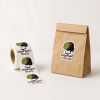 Pegatinas Personalizadas de Vinilo Impermeable con Logotipo, Pegatinas de Dibujos Animados para Laptop, Pegatinas Autoadhesivas con Código QR para Negocios y Promoción