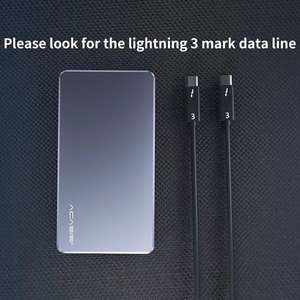 Мобильный жесткий диск ACASIS, USB-C с кабелем 40 Гбит/с ЧПУ, алюминиевый Thunderbolt <span class=keywords><strong>3</strong></span> 40 Гбит/с, NVME M.<span class=keywords><strong>2</strong></span>, SSD корпус <span class=keywords><strong>2</strong></span> ТБ - Product Image 5