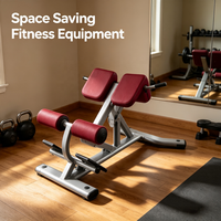 Banc de musculation robuste en acier pour l'extension dorsale, équipement de fitness commercial, machine d'entraînement du bas du dos pour la salle de sport et l'entraînement à domicile