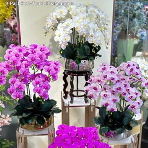 Premium Phalaenopsis Butterfly Orchid Fake Flowers Wedding Centerpieces House <strong>Decor</strong> Party <strong>Brithday</strong> <strong>Decor</strong> - Product Image 4