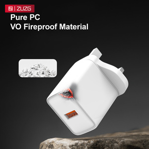 Zuzg Chất Lượng Cao 20W Điện Thoại Di Động Tường Sạc <span class=keywords><strong>Adapter</strong></span> Qc3.0 Ban Đầu Nhanh Chóng Sạc Anh Cắm 1 Cổng USB - Product Image 6