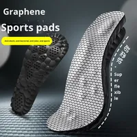 Semelles complètes de sport en graphène ZHUOYUE ZY-153, unisexe, antibactériennes, déodorantes, massage 4D, confortables, absorbant la transpiration, respirantes