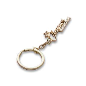 Hot Selling Crown Design <b>Gold</b> Plated Customize Debossed Souvenir Metal Keyhain - Product Image 6