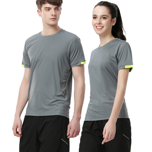 Nouvelle mode respirant femmes Tee loisirs unisexe été hauts vêtements de plein air chemises vêtements de course hommes T-shirt <span class=keywords><strong>Blanc</strong></span> - Product Image 6