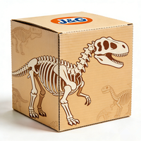 Cajas de Embalaje de Cartón Corrugado Reciclable con Impresión de Tinta a Base de Soya para Juguetes de Construcción, Modelos de Coches, Venta al Por Mayor, Diseños Personalizados