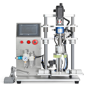 Línea de llenado y tapado con bomba magnética y alimentador vibratorio para botellas de salsa de soja, aceite y perfume, con cinta transportadora a prueba de goteo. - Product Image 5