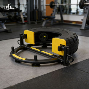 Machine à retourner les pneus en acier robuste, revêtement poudré, équipement de fitness fonctionnel pour salle de sport commerciale à usage intensif - Product Image 4